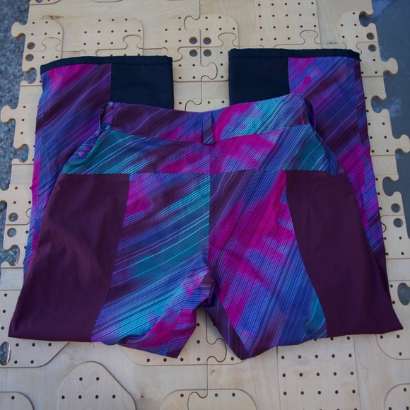 Spyder Turret Shell Geo Ray Viola Ski/Snowboarding Pants Woman's Size XL - Picture 9 of 16
